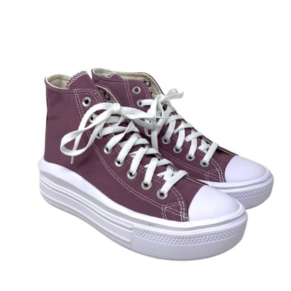 Converse Chuck Taylor Move Platform Вahlia Canvas Casual For Women Shoes A05477C - Picture 5 of 8